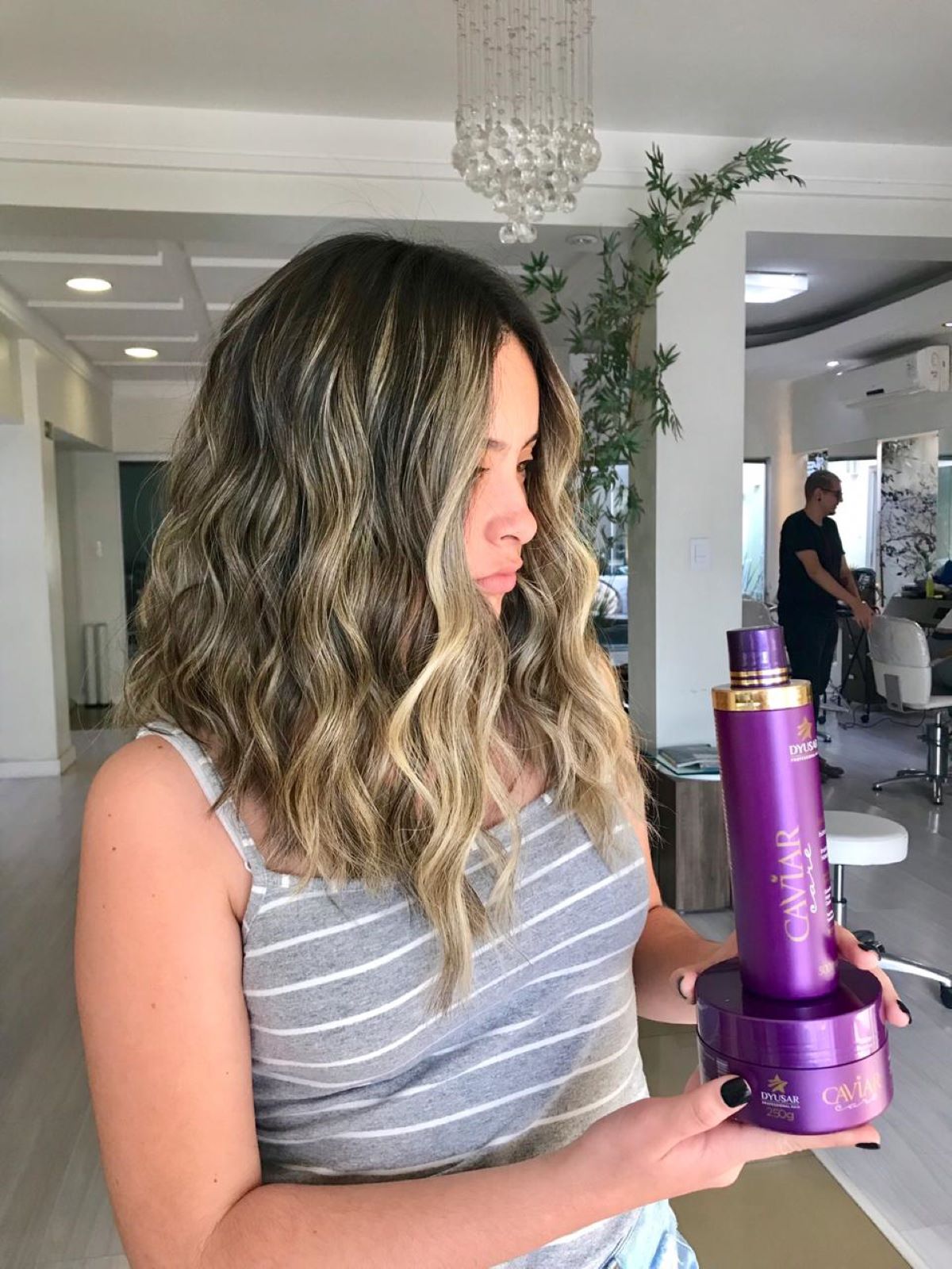 Shampoo de Nutrição Caviar Dyusar Cosméticos 1Litro - Dyusar