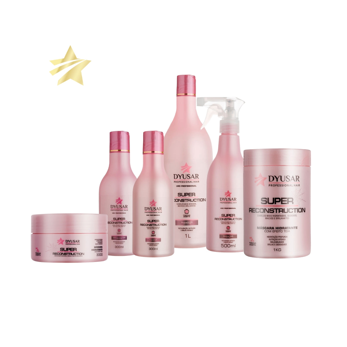Kit Reconstrução Para Profissional 1KG E Cliente 300G