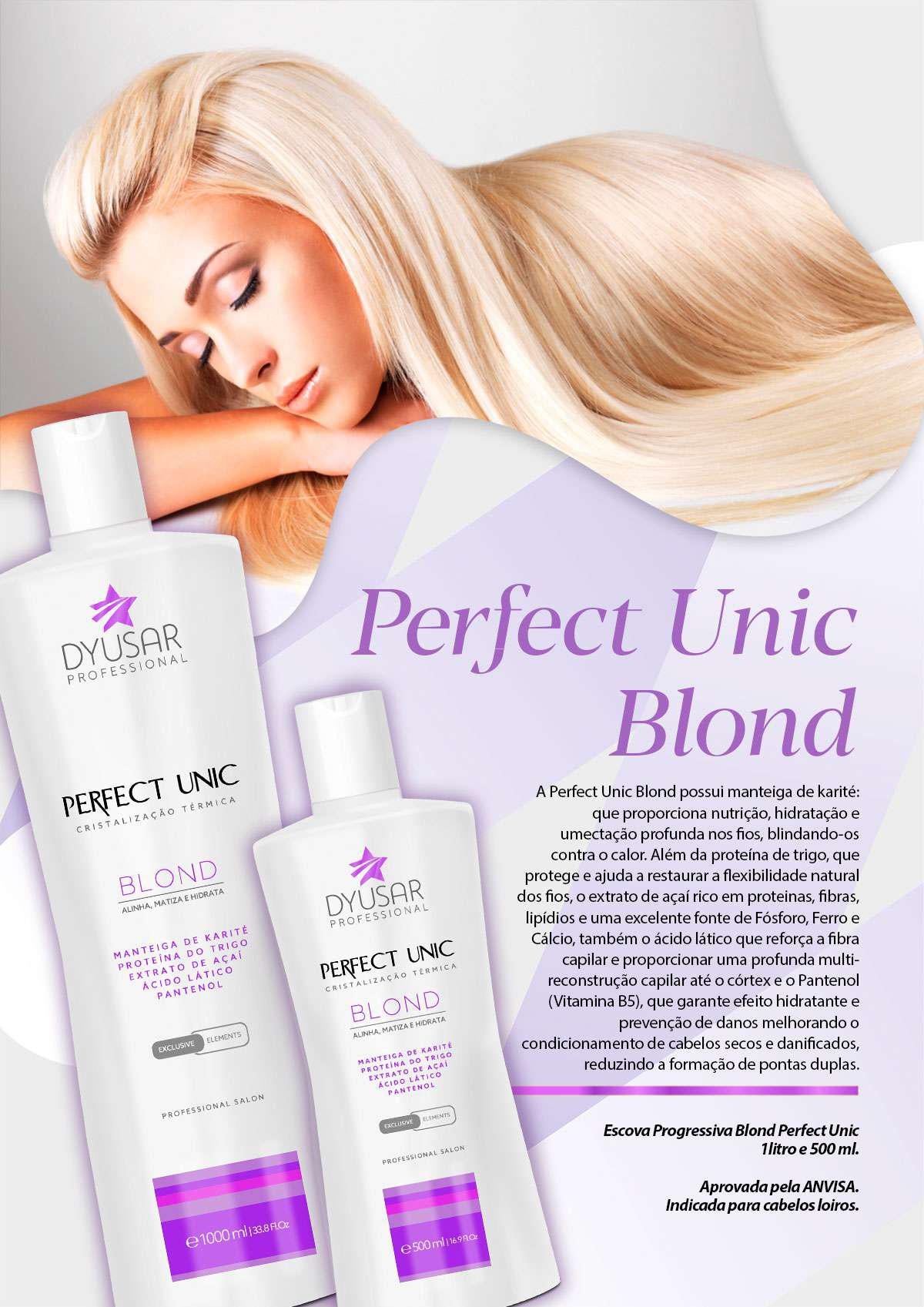 Máscara Reestruturadora Unicplastia Blond 1L + Pincel E Cumbuca