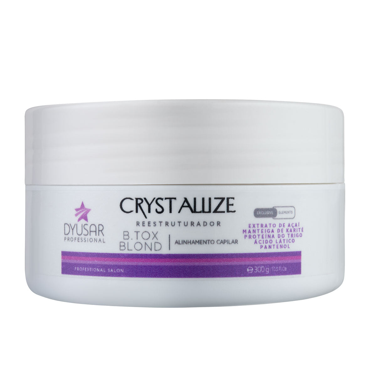 Máscara Redutora de Volume Crystallis Blond Dyusar 300g