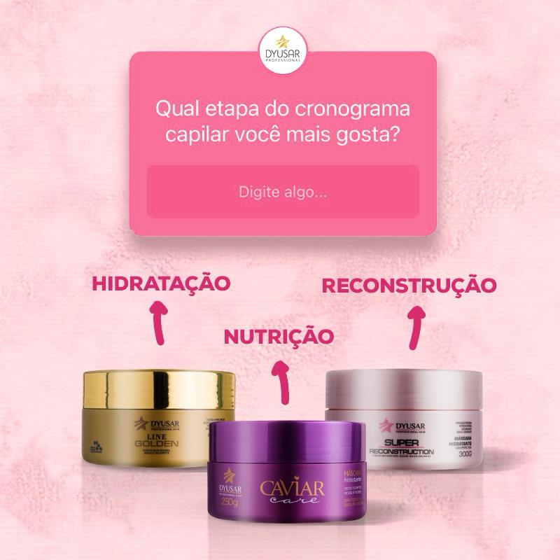 Cronograma Capilar Hidratação + Reconstrução + Nutrição 300g