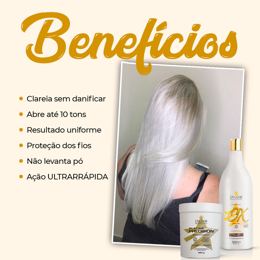 Kit Shampoo E Condicionador Com Descoloração Profissional