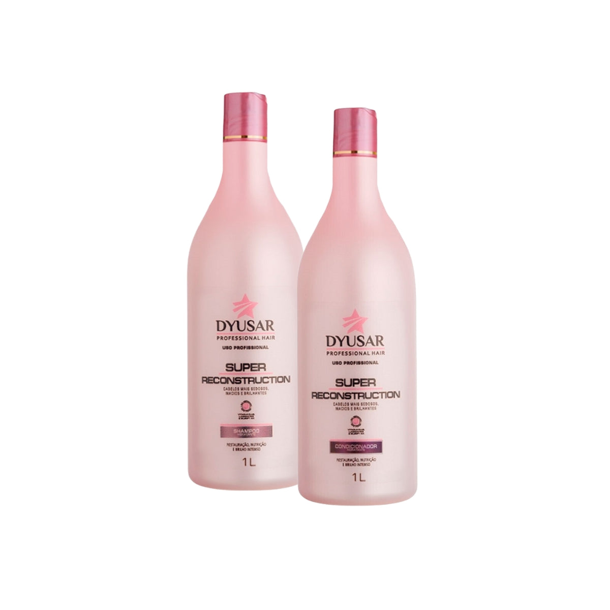 Kit Reconstrução Com Shampoo 1 Litro e Condicionador 1 Litro