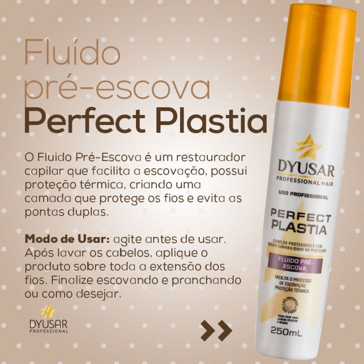 Kit Leave-in Com Creme De Pentear Oléo e Protetor Térmico