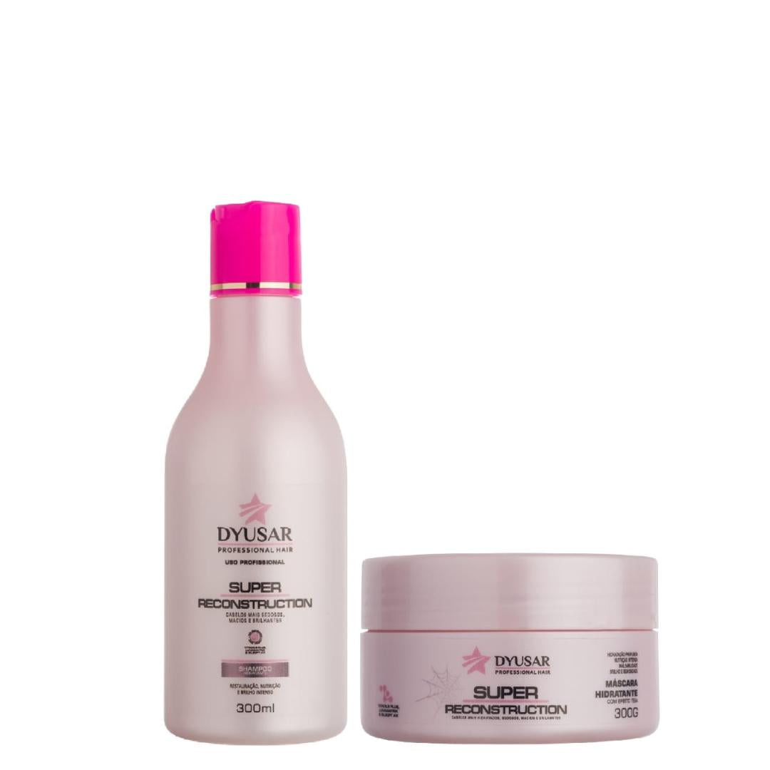 Shampoo e Máscara de Reconstrução Super Dyusar 300g - Dyusar