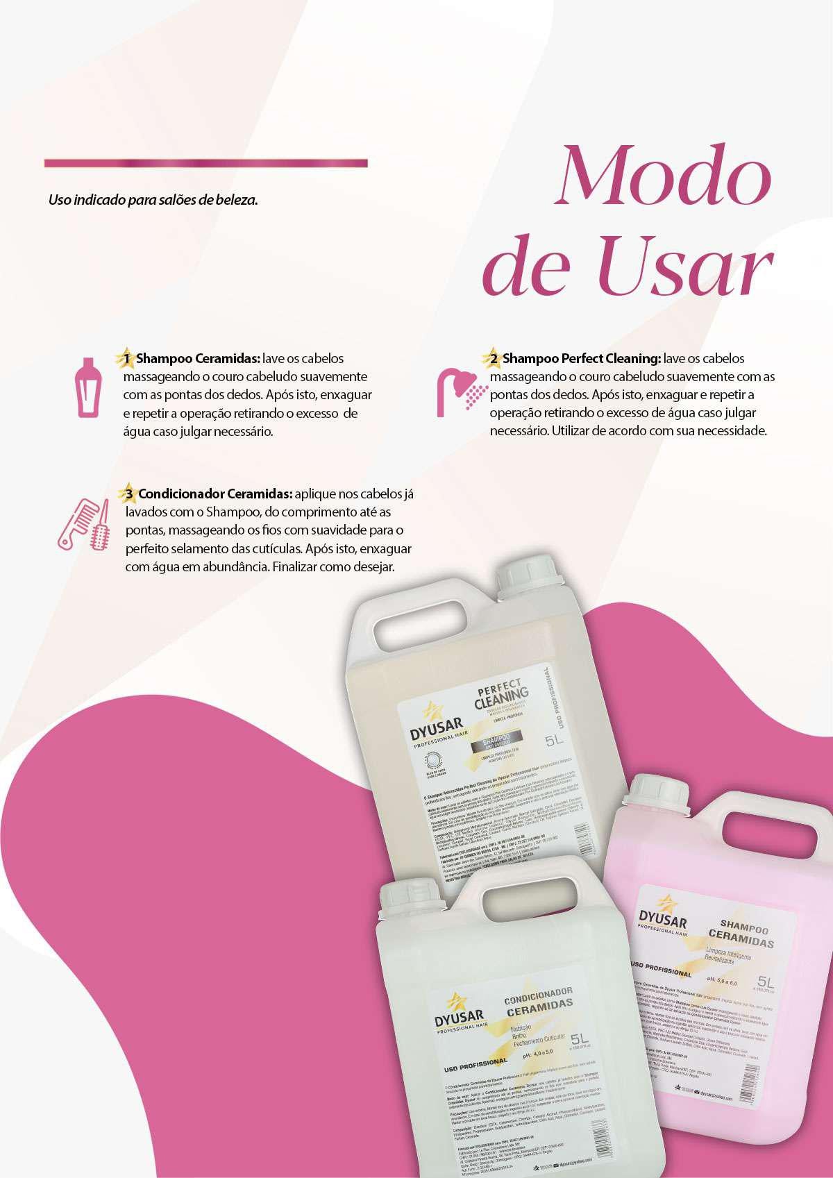 Condicionador de Lavatório Proteínas Dyusar Cosméticos 5 L - Dyusar