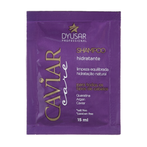 Sachê Shampoo Nutritivo Hidratante Caviar Care  15ml DYUSAR - Dyusar