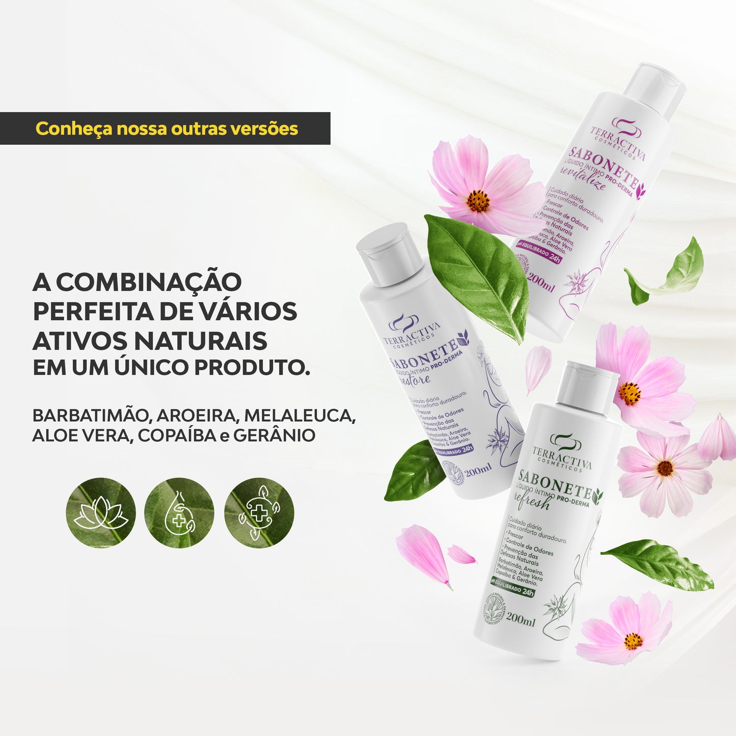Kit 2 Sabonetes Líquidos Íntimos Revitalizante 200ml