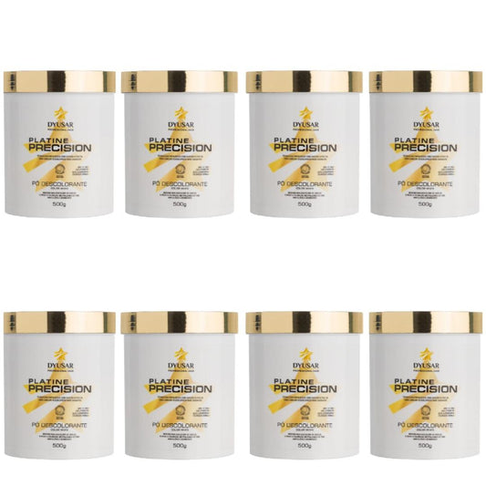 Kit 8 Pó Descolorante DYUSAR Platine Precision White 500g
