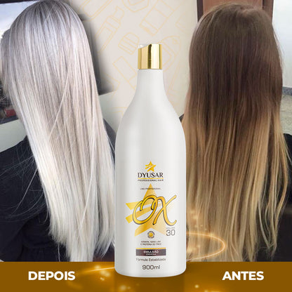 Oxidante Estabilizada 30 Volumes Dyusar Cosméticos 900 ml
