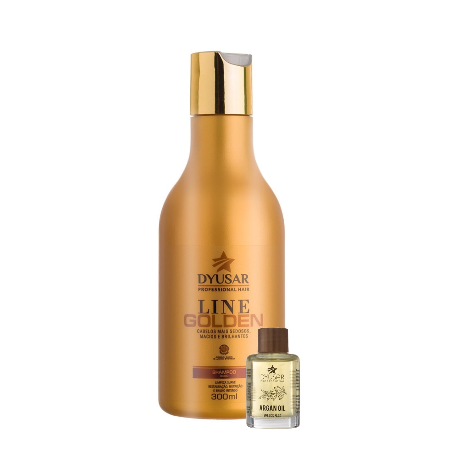 Shampoo de Hidratação Line Golden Com Óleo Reparador DYUSAR