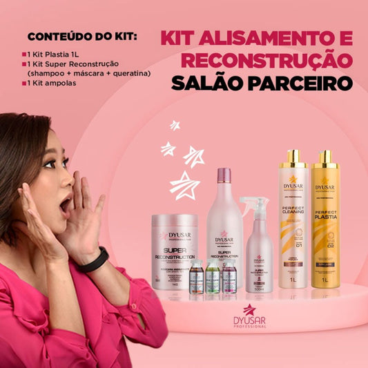 Kit Máscara Reestruturadora e  Reconstrução Salão Parceiro