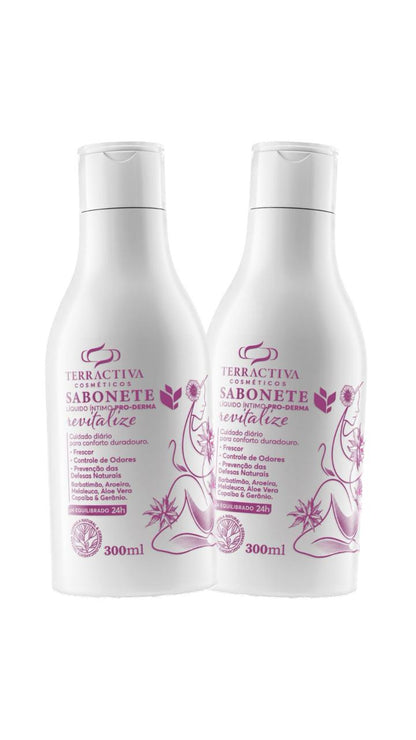 Kit 2 Sabonetes Líquidos Íntimos Pro-Derma Revitalizante