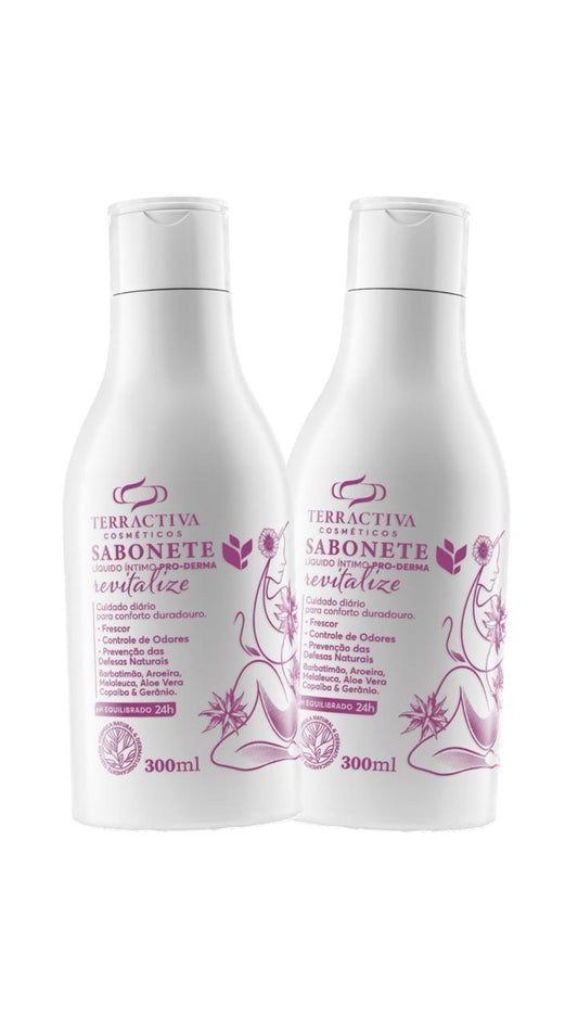 Kit 2 Sabonetes Líquidos Íntimos Pro-Derma Revitalizante