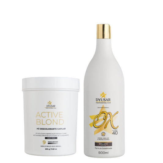 Kit Pó Active Blond  + OX 40 Volumes DYUSAR