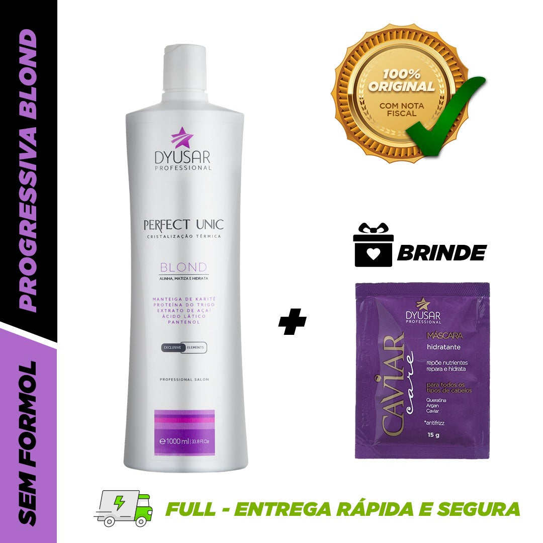 Máscara Reestruturadora Unicplastia Blond 1 LITRO+ SACHE BRINDE