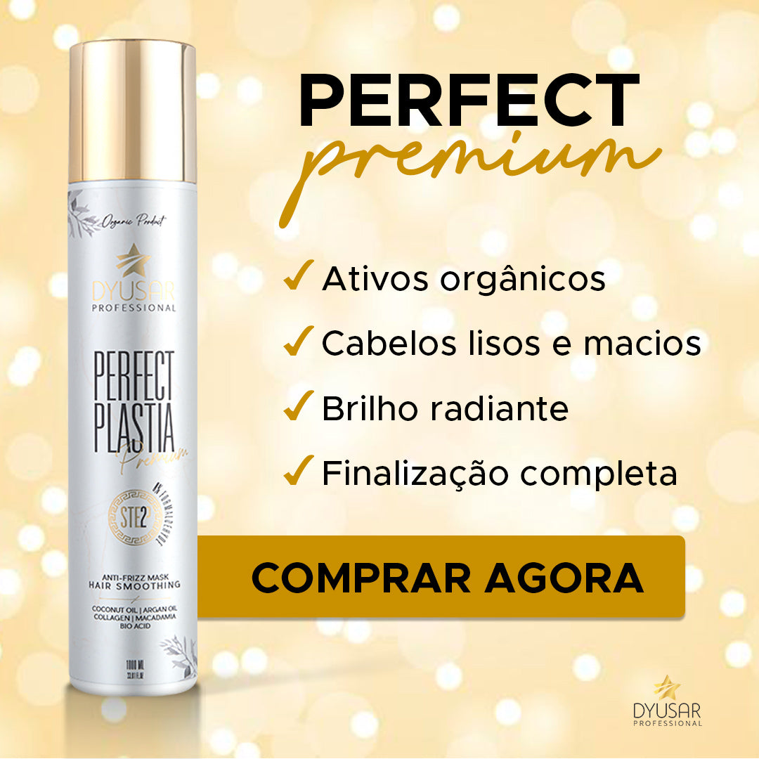 Kit Máscara Reestruturadora Profissional Premium Plastia e Matizador