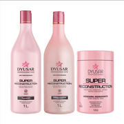 KIT Super Reconstrução DYUSAR Com Shampoo Máscara e Condicionador de 1kg - Dyusar