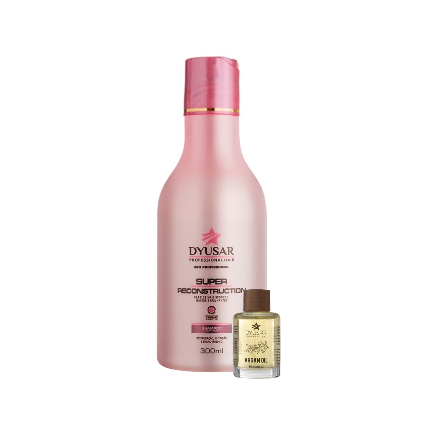 Kit Shampoo Super Reconstrução Com Óleo Reparador da DYUSAR