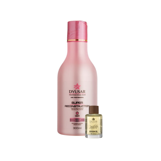 Kit Shampoo Super Reconstrução Com Óleo Reparador da DYUSAR