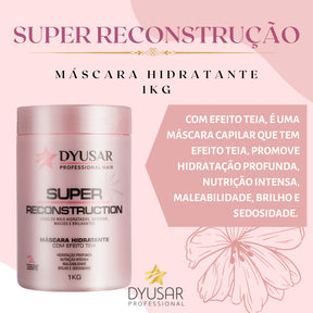 Kit Super Reconstrução Com Condicionador De 1 Litro DYUSAR - Dyusar