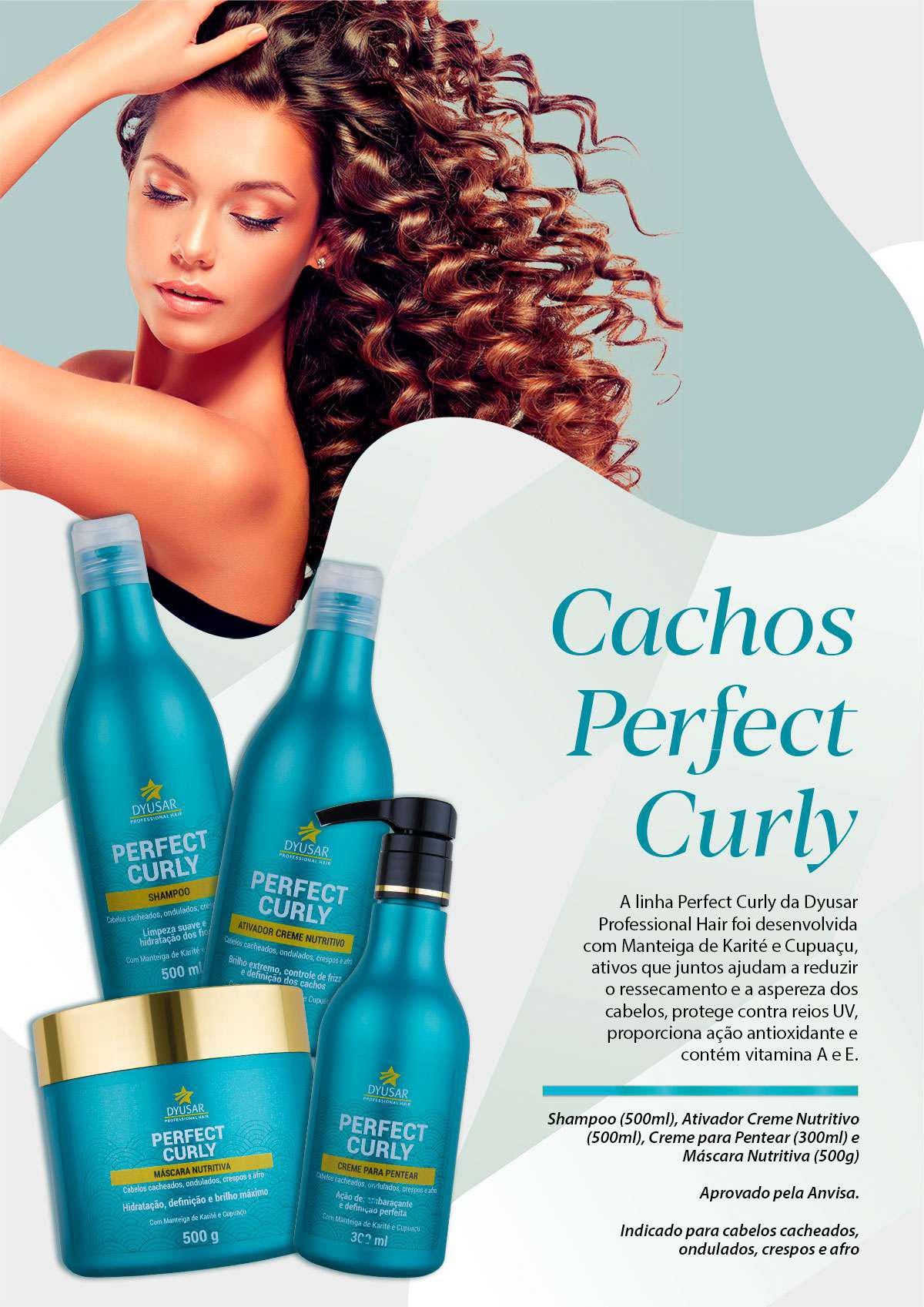 Kit Tratamento para Cabelos Cacheados Com Oleo Reparador