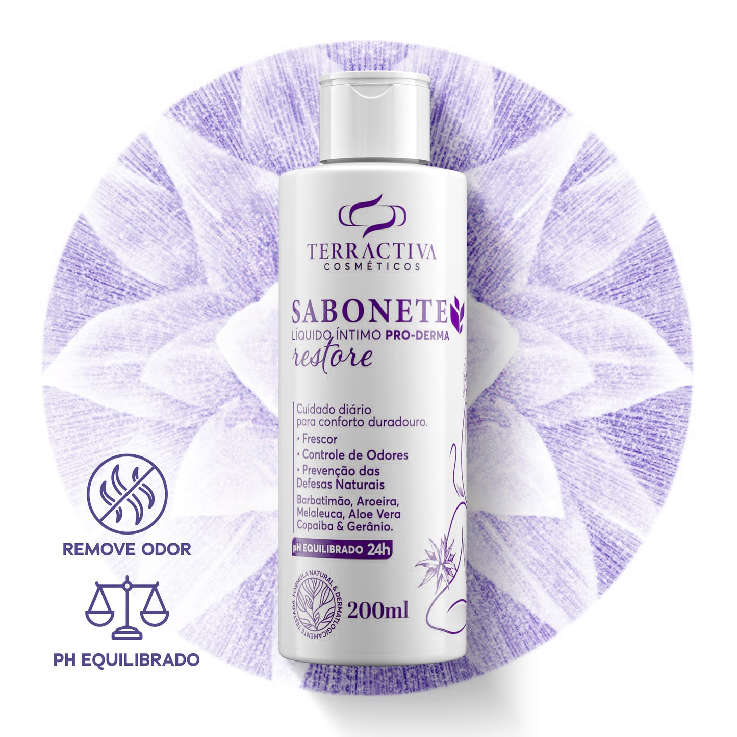 Kit 2 Sabonetes Líquidos Íntimos Pro-Derma Restaurador 200ml