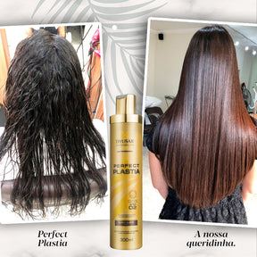 Máscara Reestruturadora Terapia Plastia E Shampoo Anti Residuo - Dyusar