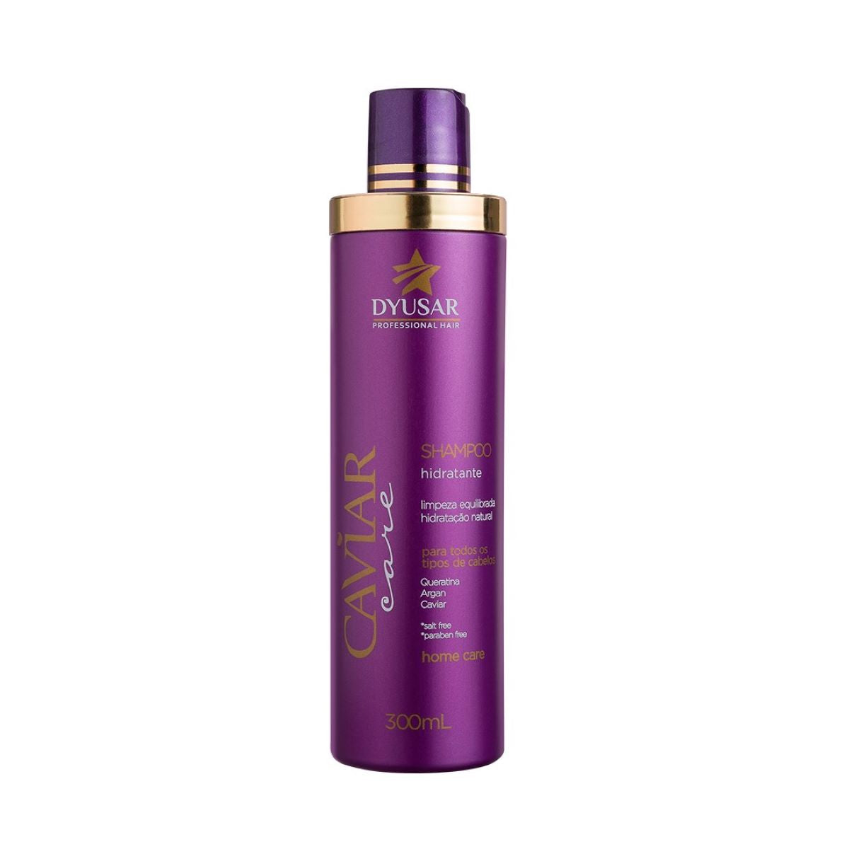 Shampoo de Nutrição Caviar Dyusar Cosméticos 300ml - Dyusar
