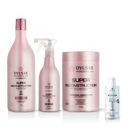 Kit Super Reconstrução de 1Kg + Brinde Equilibrium pH 100mL