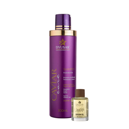 Shampoo Caviar Care  300Ml + Óleo Reparador De Argan 9Ml
