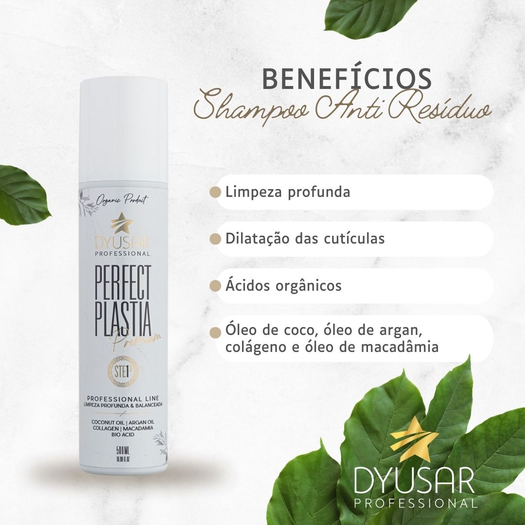 Kit Máscara Reestruturadora Perfect Plastia Com Anti Residuo