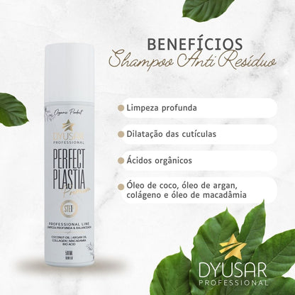 Kit Máscara Reestruturadora Perfect Plastia Com Anti Residuo