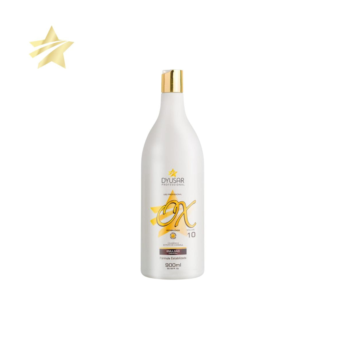 Oxidante Estabilizada 10 Volumes Dyusar Cosméticos 900 ml