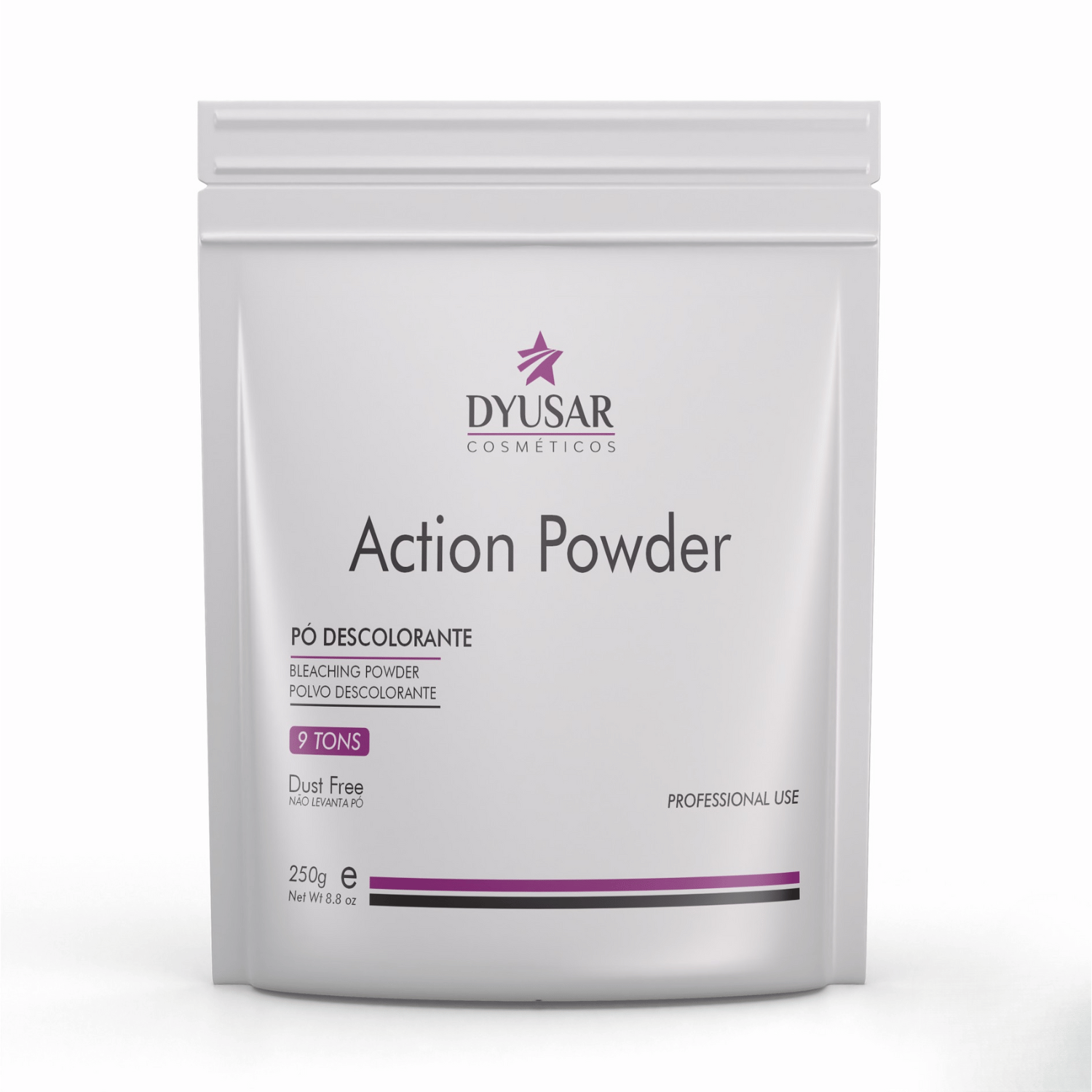 Pó Descolorante Action Powder White 250g Dyusar Cosméticos - Dyusar