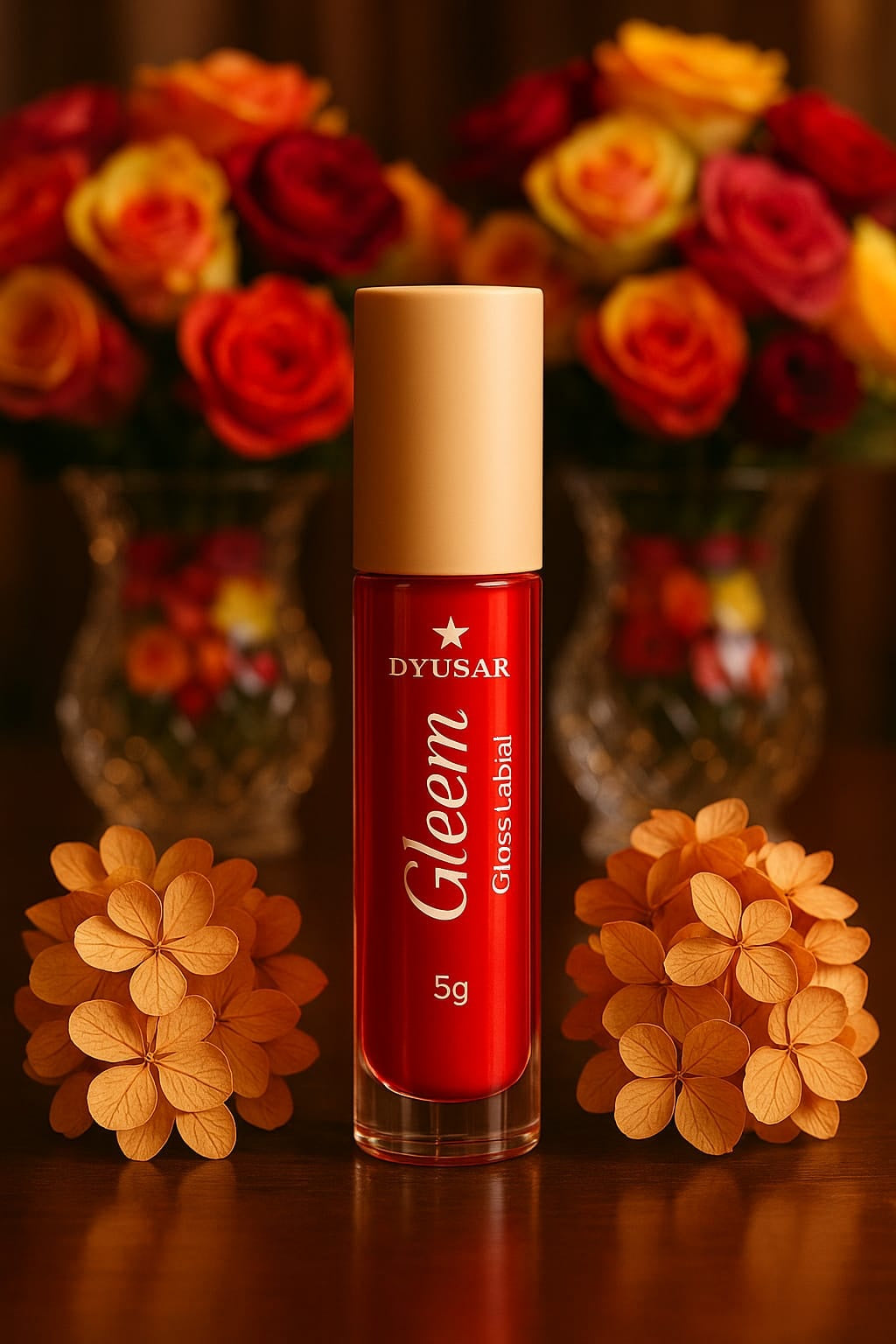 Gloss Labial Dyusar Gleem - Vermelho 5g