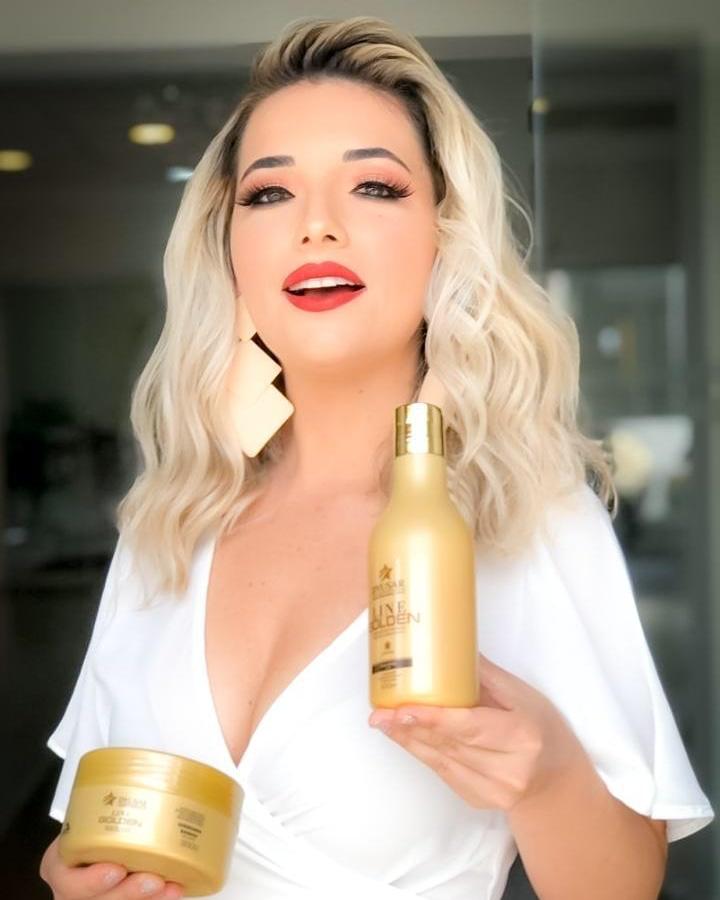 Kit de Hidratação Ouro Shampoo Máscara Óleo e Condicionador