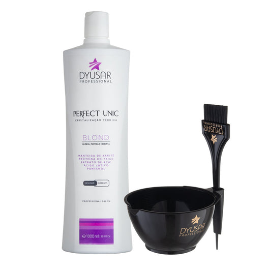 Máscara Reeconstruturadora Unicplastia Blond DYUSAR 1 Litro + BRINDE