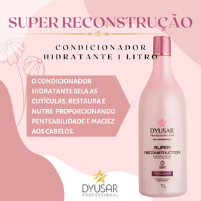 Condicionador de Reconstrução Super Dyusar Cosméticos 1 L - Dyusar