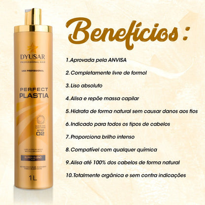 Máscara Reestruturadora Perfect Plastia Dyusar Cosméticos 500ml