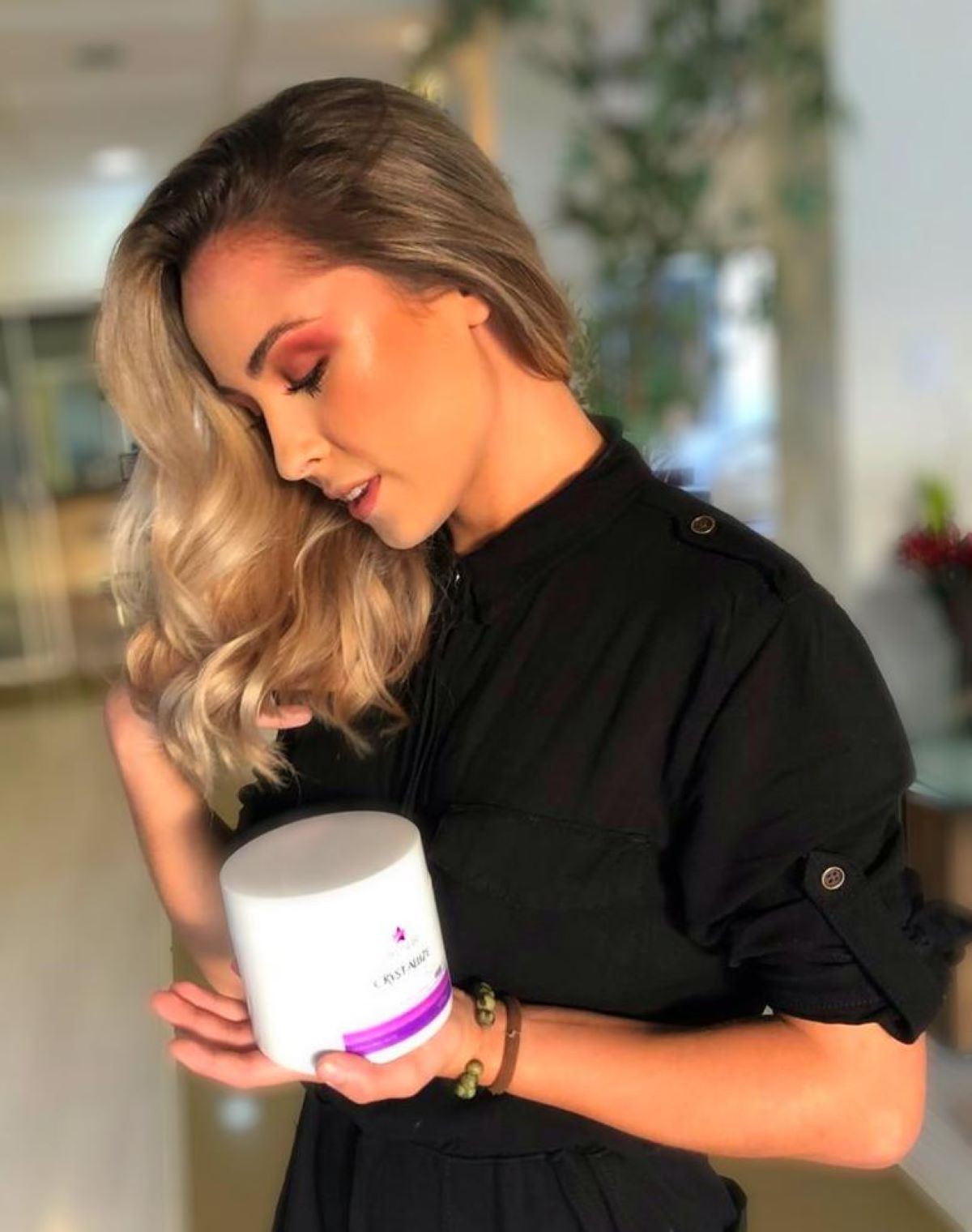Máscara Redutora de Volume Crystallis Blond Dyusar 300g - Dyusar