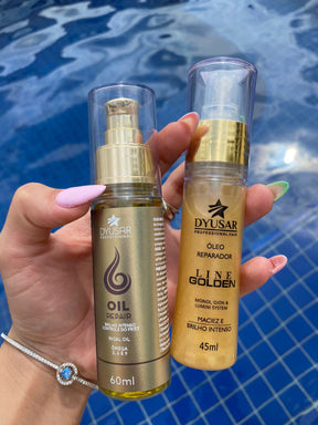 Óleo Reparador de Pontas Line Golden Dyusar Cosméticos 45ml - Dyusar