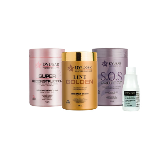Cronograma Capilar Com Shampoo Detox Free