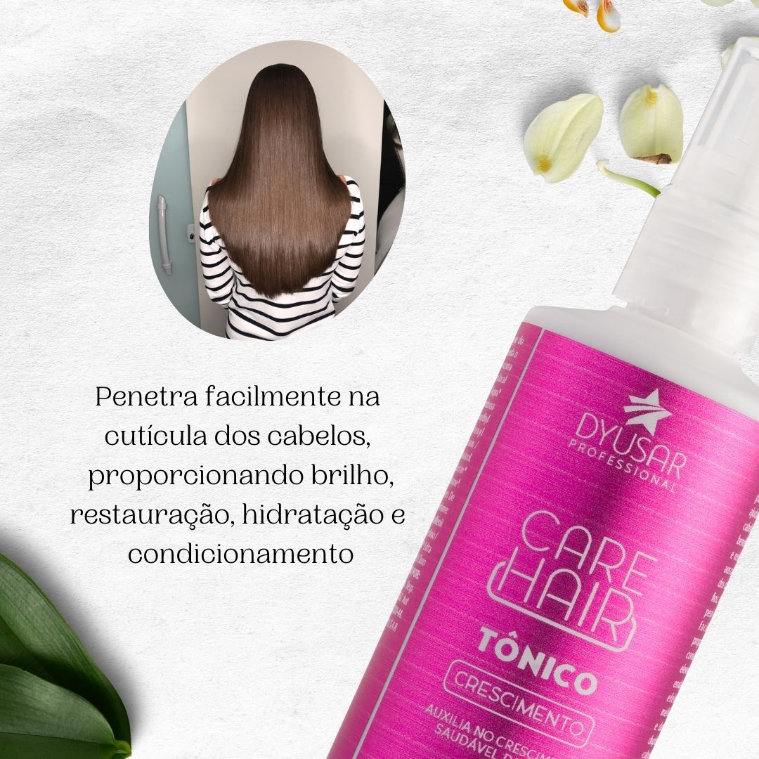 Kit Crescimento Capilar Nutre E Fortalece + Tonico Biotina