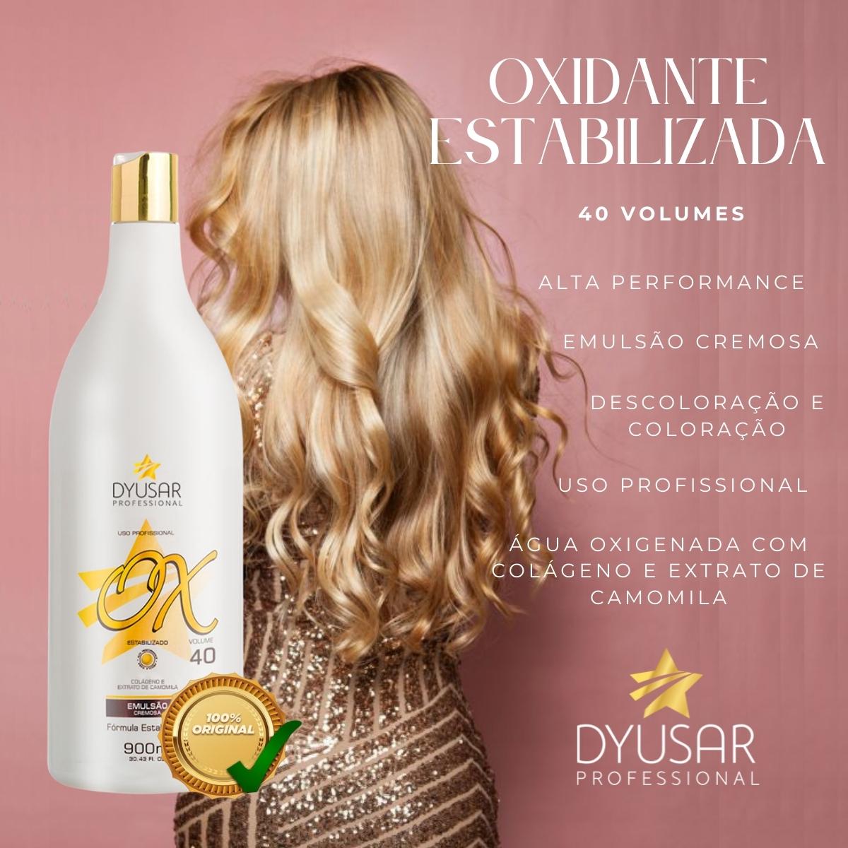 Kit Oxidante Profissional 2 Ox 30 e 2 Ox 40 Água Oxigenada