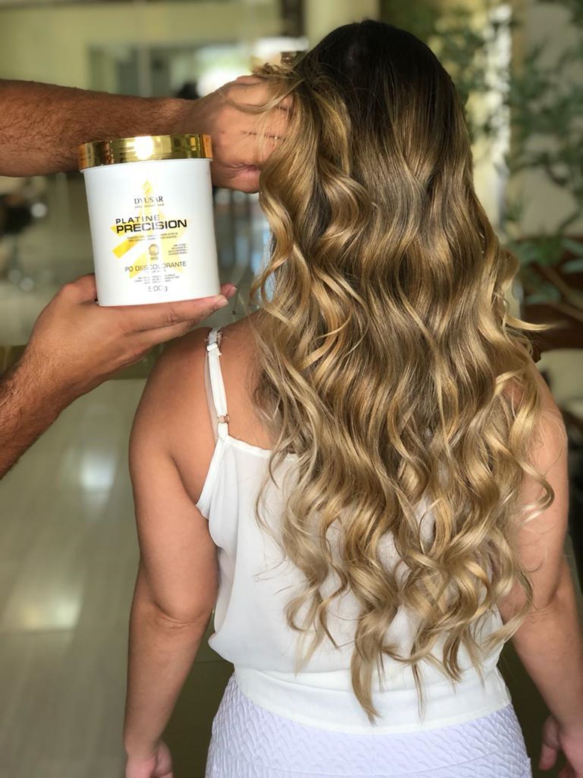 Kit Coloração Po Descolorante White com Ox 5 e Brinde DYUSAR