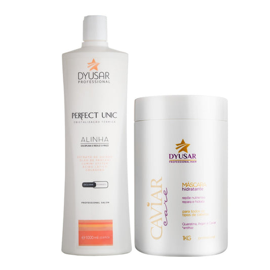 Máscara Reeconstruturadora  Passo Unico 1L + Mascara Caviar 1KG