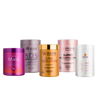 Kit Tratamento Capilar Completo de Salões Dyusar Cosméticos