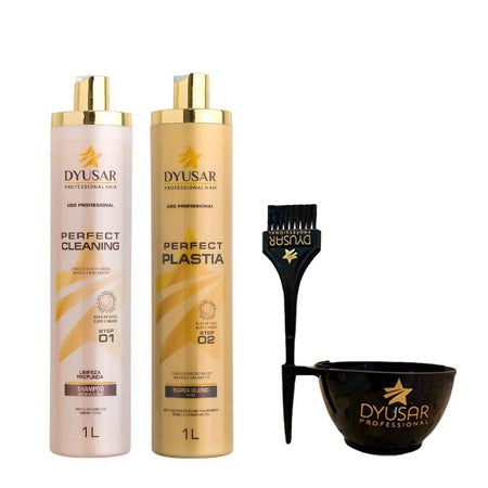 Kit Máscara Reestruturadora  DYUSAR 1L+Pincel E Cumbuca
