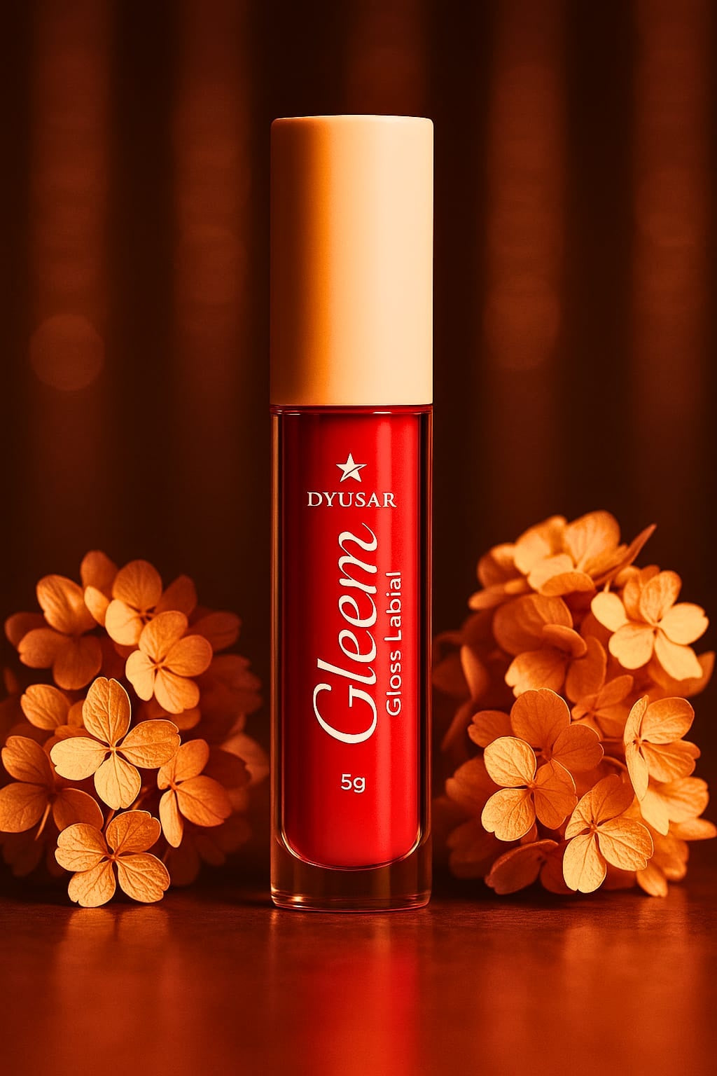Gloss Labial Dyusar Gleem - Vermelho 5g